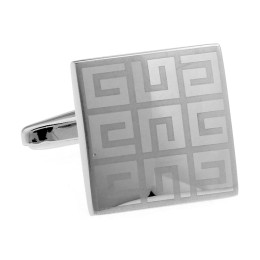 Mansetinööbid - graveeringuga ruut